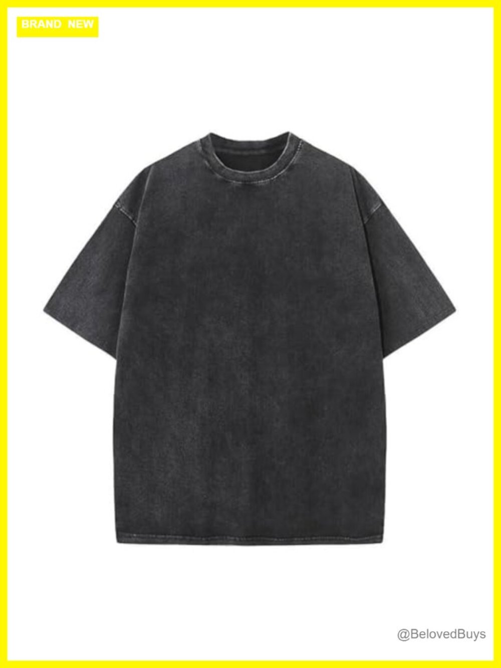 Womens Oversized Grunge Tshirt 100% Cotton Baggy Boyfriend Tee Acid Wash